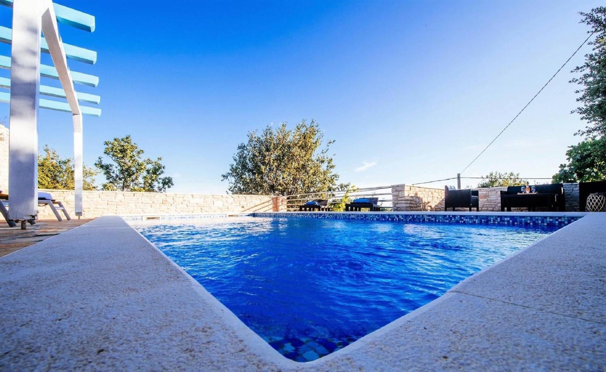 My Dalmatia - Holiday Home Korlat With Private Pool Benkovac Ngoại thất bức ảnh