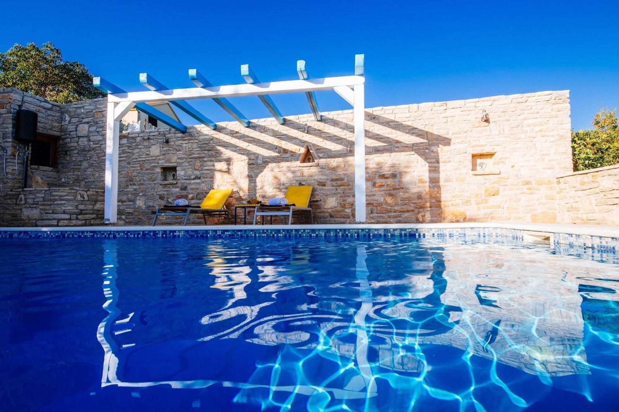 My Dalmatia - Holiday Home Korlat With Private Pool Benkovac Ngoại thất bức ảnh
